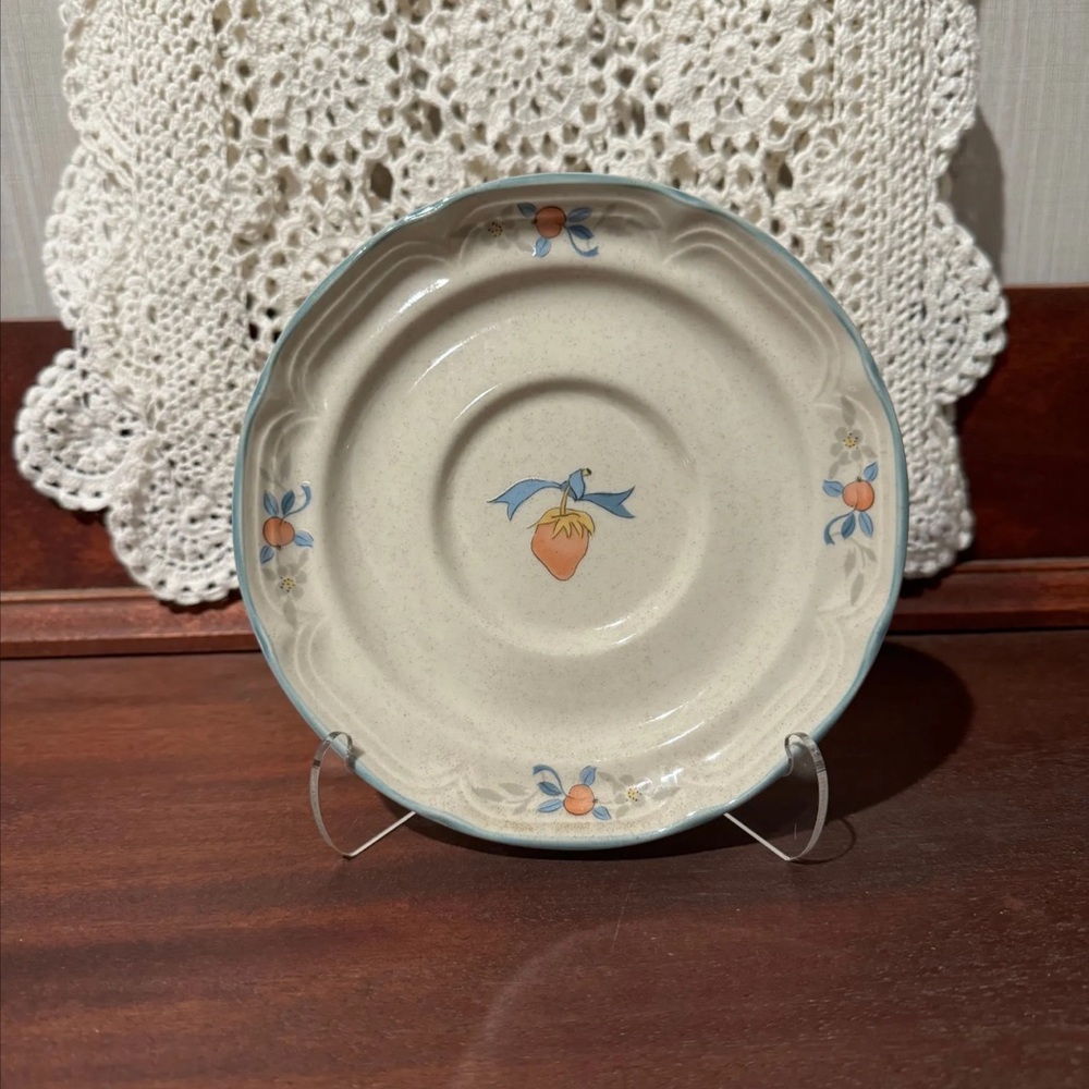 Set of TWO Marmalade Saucers